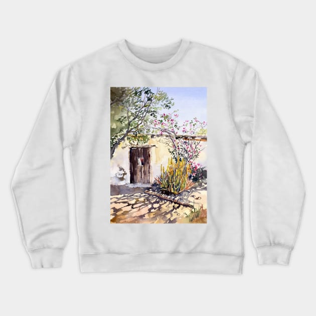 Abandoned Cottage in Andalucia Crewneck Sweatshirt by margaretmerry